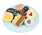 Honeybake Biscuit & Plate
