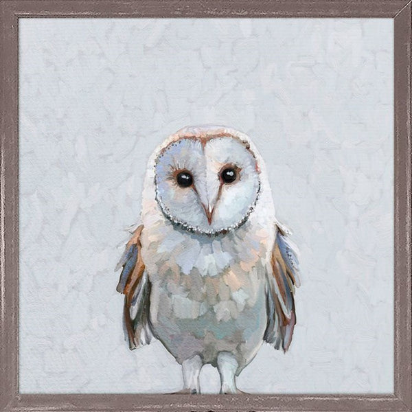 In This Together Owl, Mini Framed Canvas