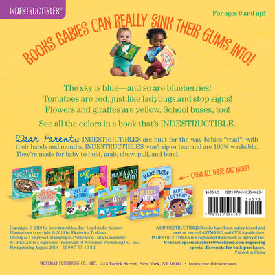 Workman Publishing Indestructibles: Baby, See the Colors!