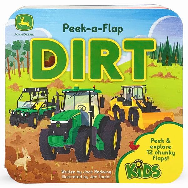 John Deere Kids Dirt Peek-A-Flap Book
