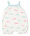Kissy Love Whales Sleeveless Playsuit, Turquoise