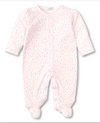 Kissy Sweethearts Footie, White/Pink