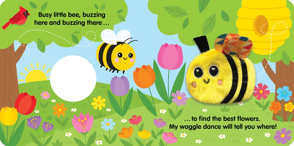 Lamaze Busy Buzzy Bee Finger Puppet Book