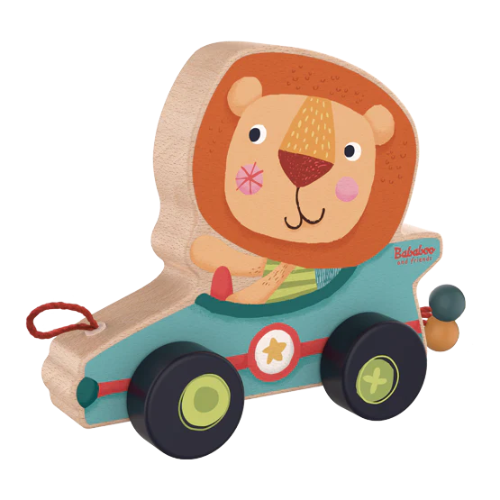 Bababoo and friends Lion Bababoo Push and Pull Toy