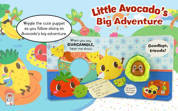 Little Avocado's Big Adventure Finger Puppet Book