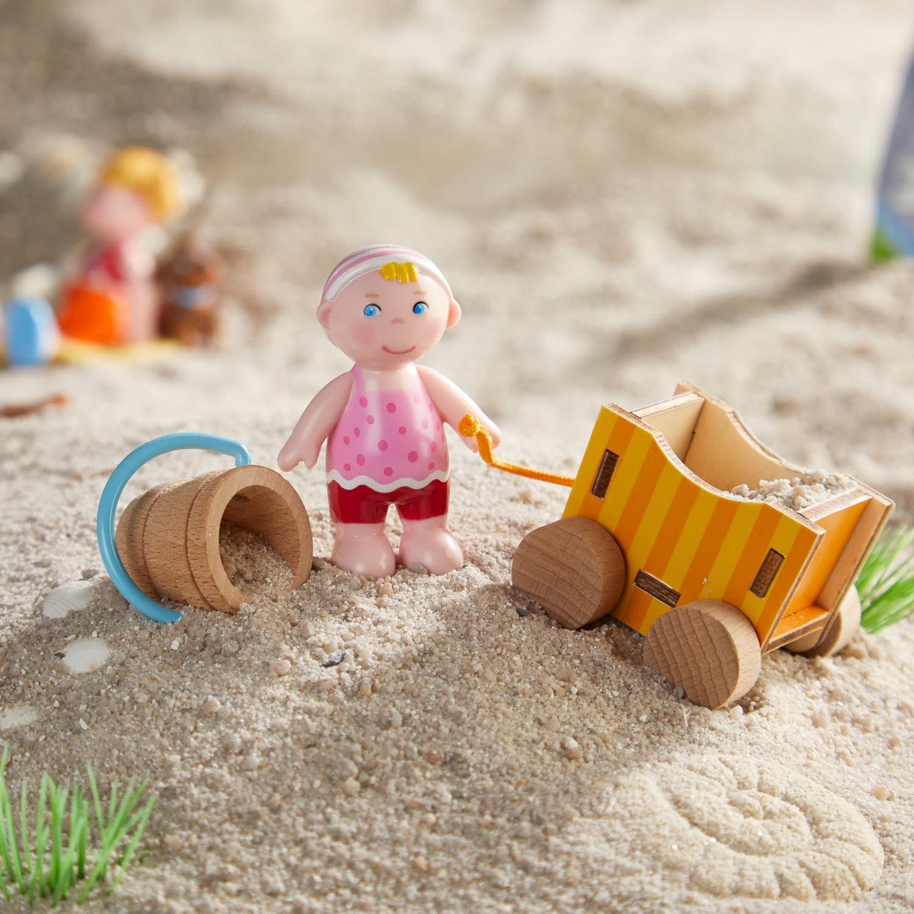 Little Friends Baby Nora Doll with Wagon & Pail