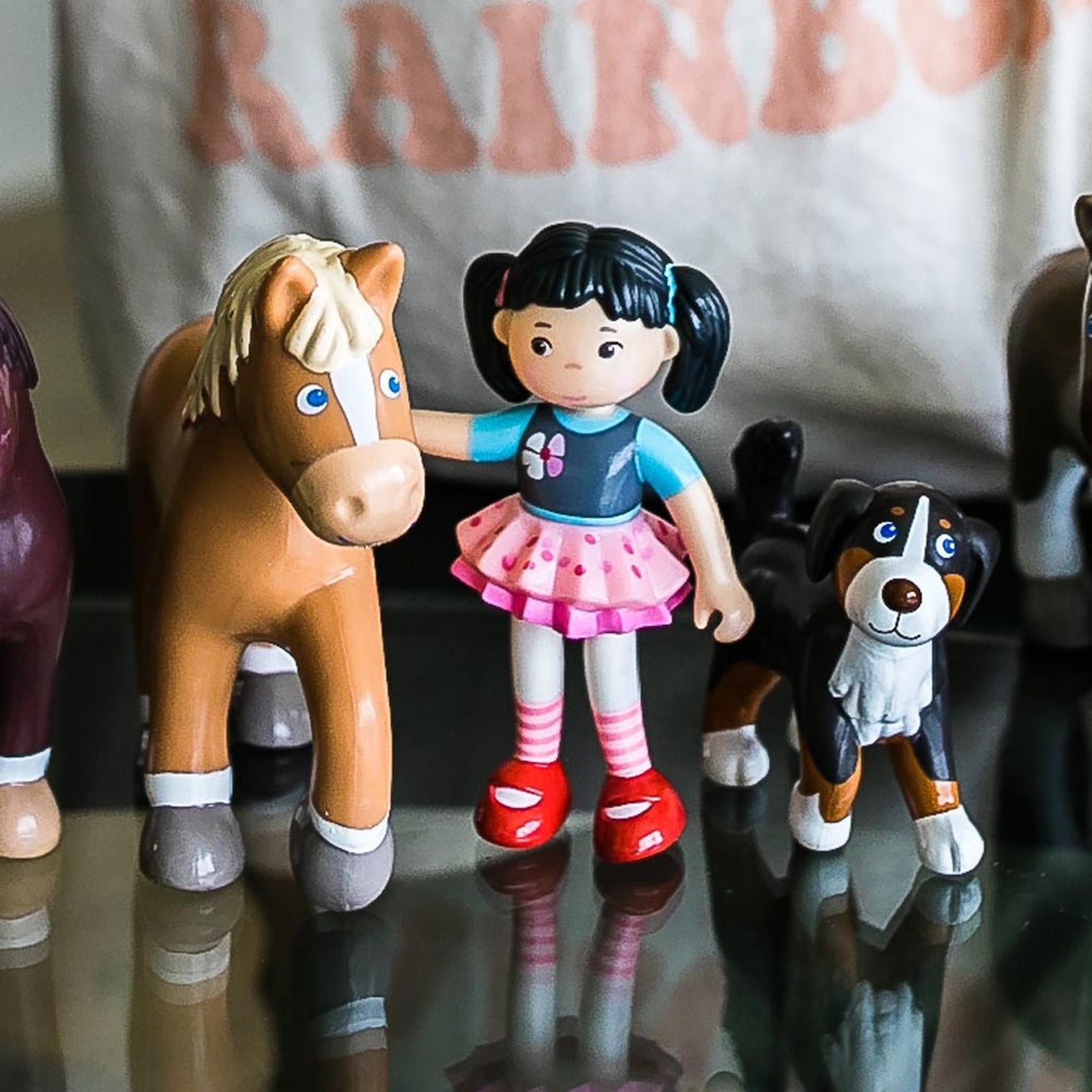 Little Friends Lara Doll with Black Pigtails