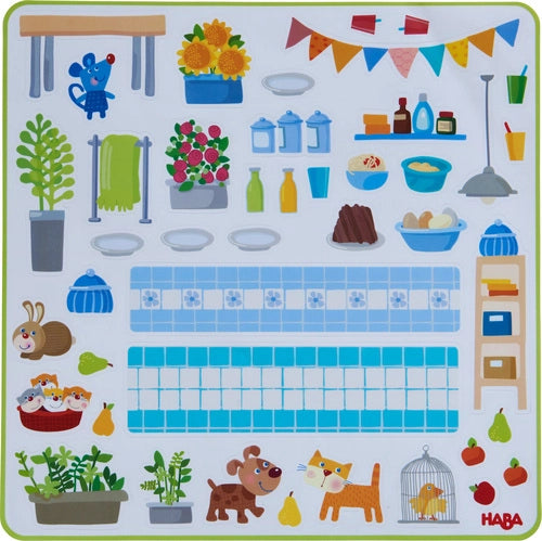 Little Friends Dollhouse Town Villa Decorative Decals