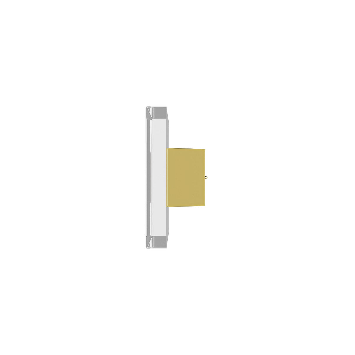 Romina Lucite Square - Gold / Lucite - Millenario, CMH18