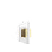 Romina Lucite Square - Gold / Lucite - Millenario, CMH18