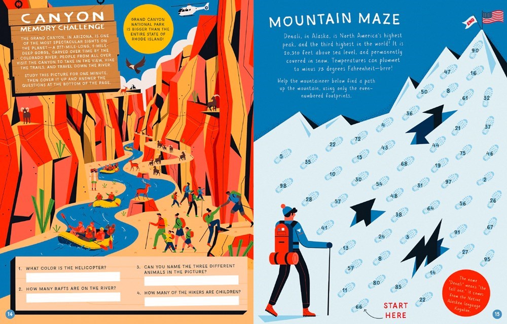 Marvels of the USA Activity Book