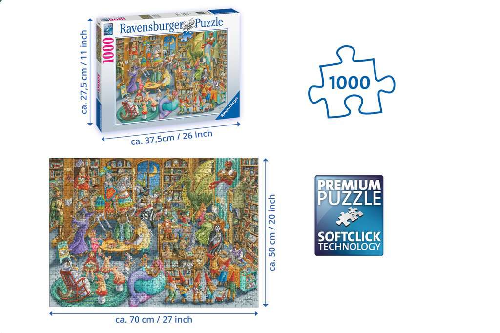 Midnight at The Library 1000PC Puzzle