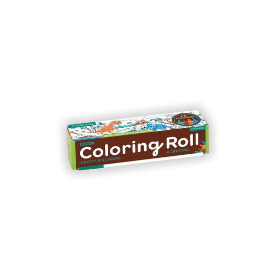 Mini Coloring Roll, Mighty Dinosaurs