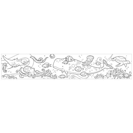 Mini Coloring Roll, Under The Sea