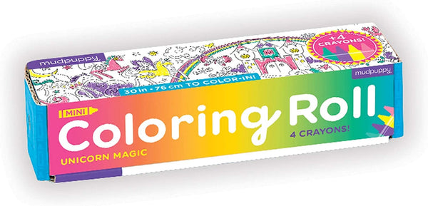 Mini Coloring Roll, Unicorn Magic