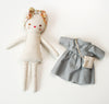 Mini Lilly Kitty 26cm Grey Linen