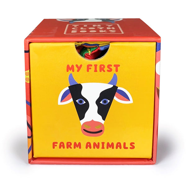My First Farm Animals - (tiny Cloth Books) By Happy Yak (bath Book