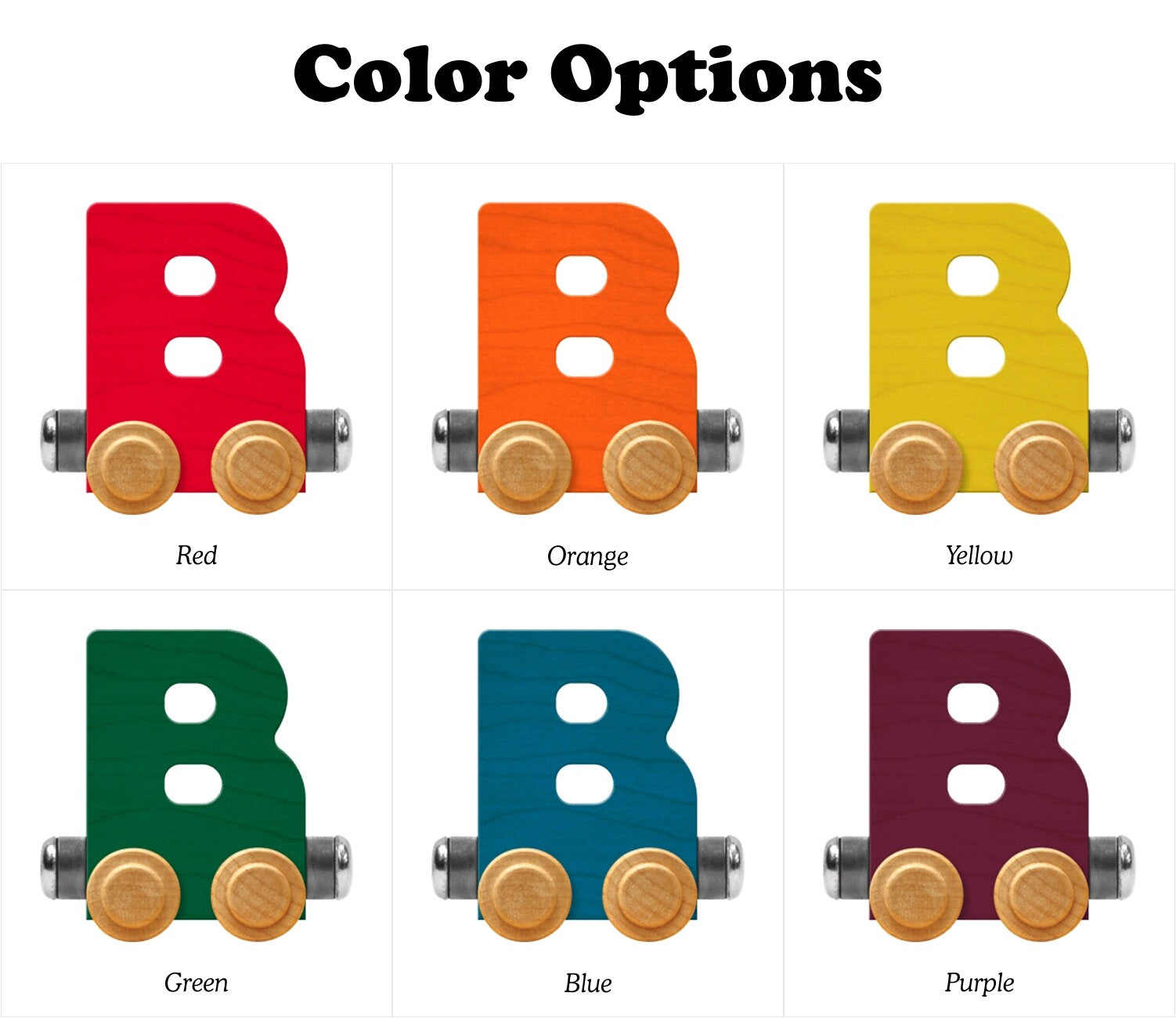 NameTrains Bright Letter B