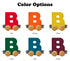 NameTrains Bright Letter B