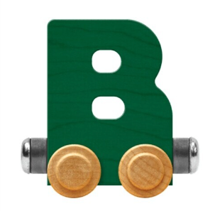 NameTrains Bright Letter B