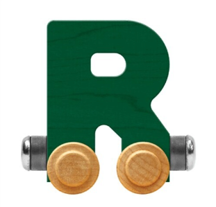 NameTrains Bright Letter R