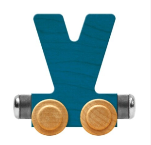 NameTrains Bright Letter V