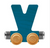 NameTrains Bright Letter V