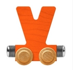 NameTrains Bright Letter V