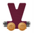 NameTrains Bright Letter V