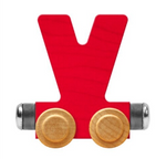 NameTrains Bright Letter V