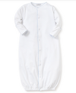 New Kissy Dots Conv. Gown, White/Blue