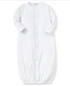 New Kissy Dots Conv. Gown, White/Blue