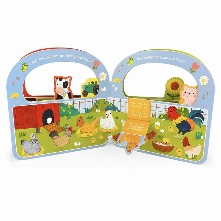 Cottage Door Press On the Farm Flip-A-Flap Book