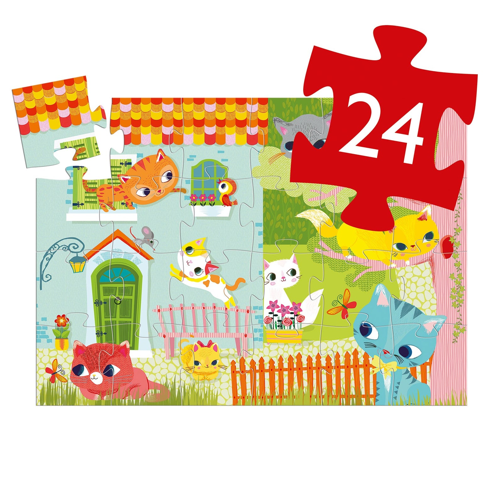 Djeco Pachat and His Friends - Puzzle 24 pcs
