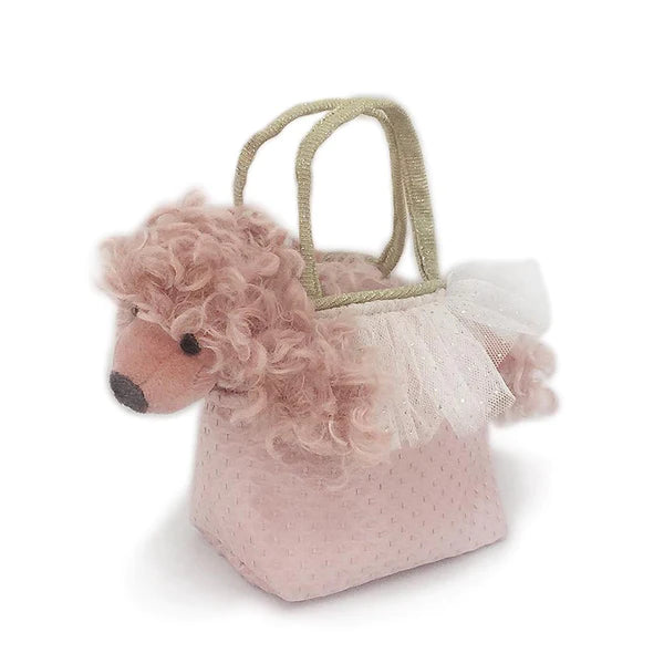Paris Pink Poodle Plush Toy & Purse Set