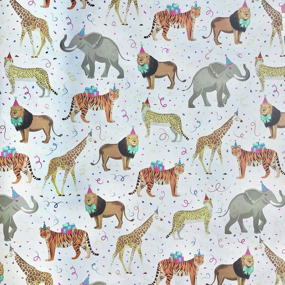 Gift Wrap Option: Party Animals