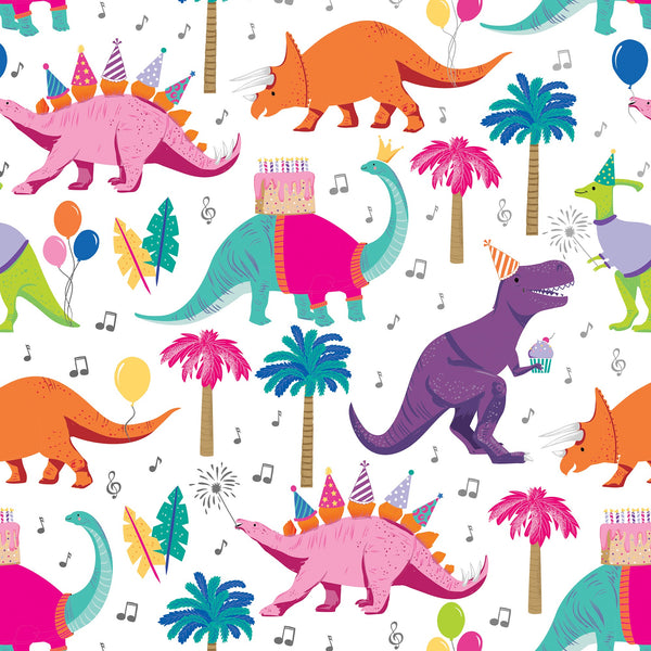 Gift Wrap Option: Party Dinos