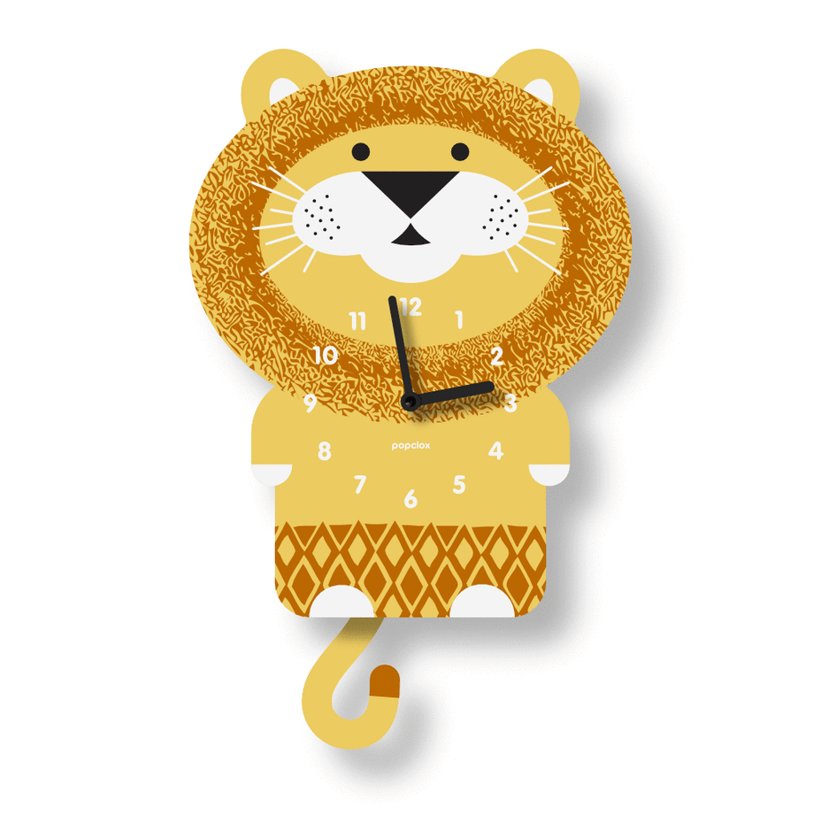 Pendulum Clock, Lion