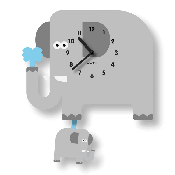 Pendulum Clock, Squirt Elephant