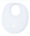 Pique Bear Bib, Blue