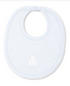 Pique Bear Bib, Blue