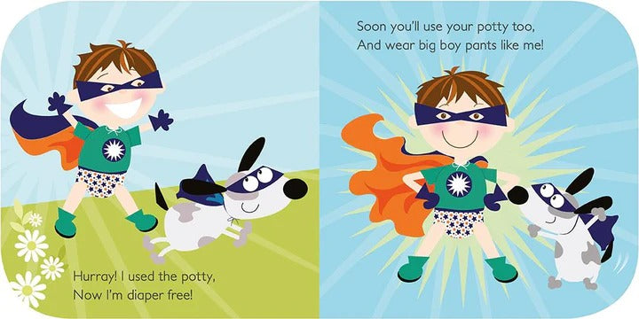 Potty Superhero (Boy) Book