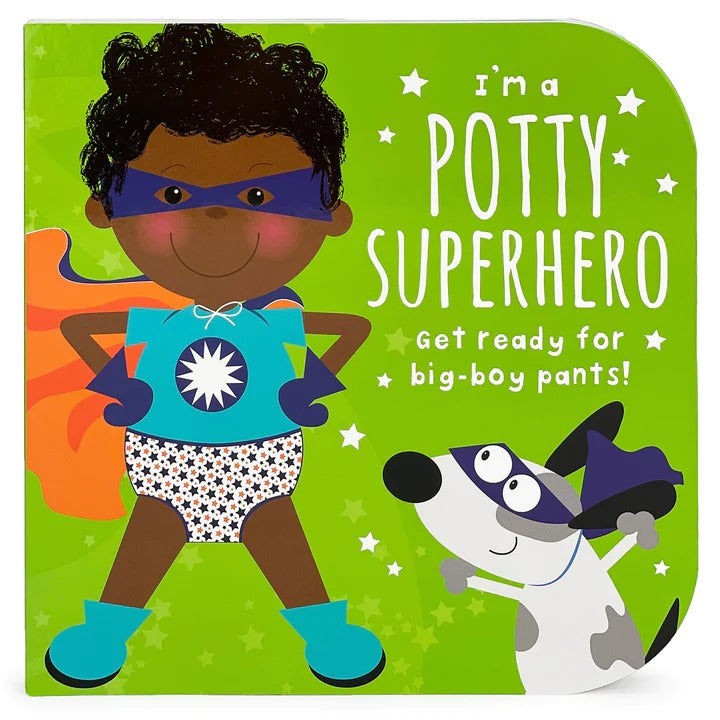 Potty Superhero (Boy) Book (Diversity)