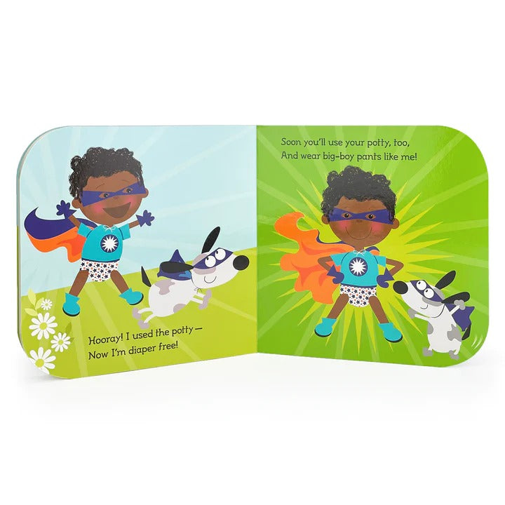 Cottage Door Press Potty Superhero (Boy) Book (Diversity)