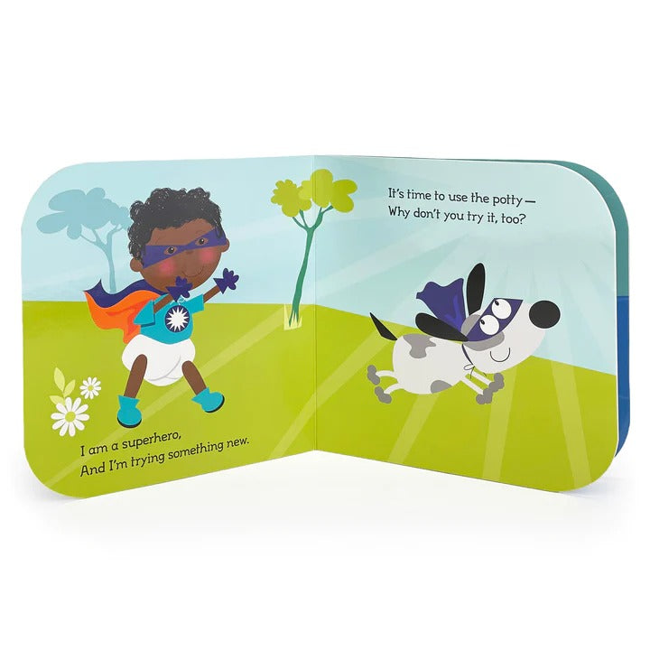 Cottage Door Press Potty Superhero (Boy) Book (Diversity)