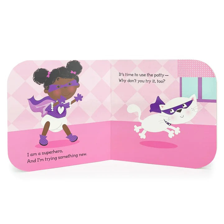 Cottage Door Press Potty Superhero (Girl) Book (Diversity)