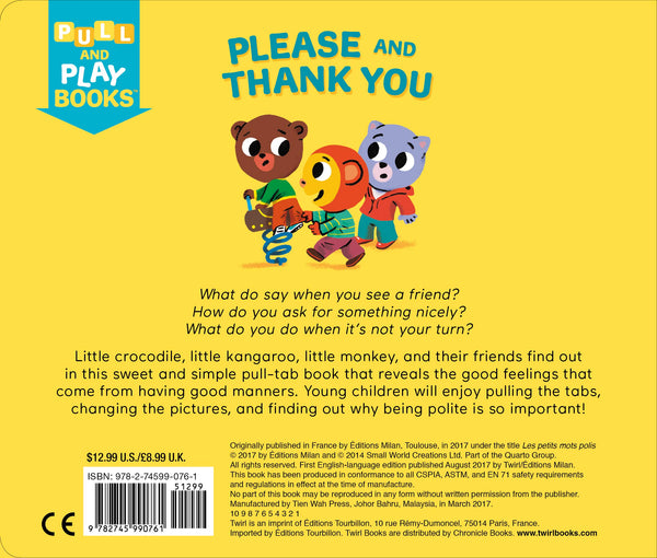 Pull and Play Books: Please and Thank You