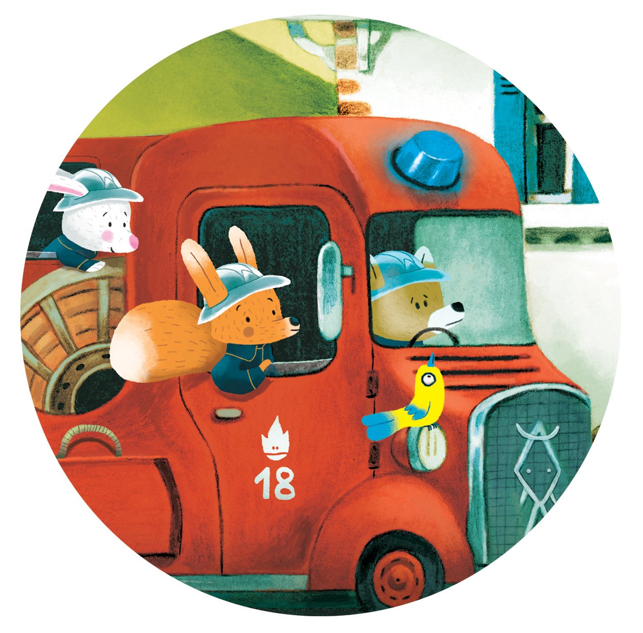 Puzzle - The Fire Truck