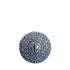Crystal Dome Silver with Blue Knob