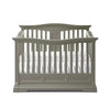Imperio Convertible Crib, Open Back Vintage Grey